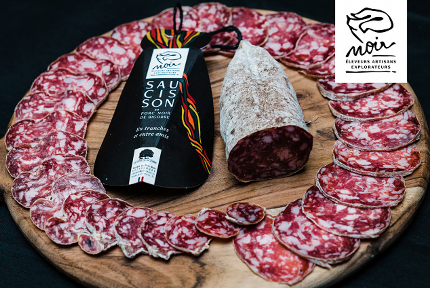 Saucisson de Porc Noir de Bigorre AOP